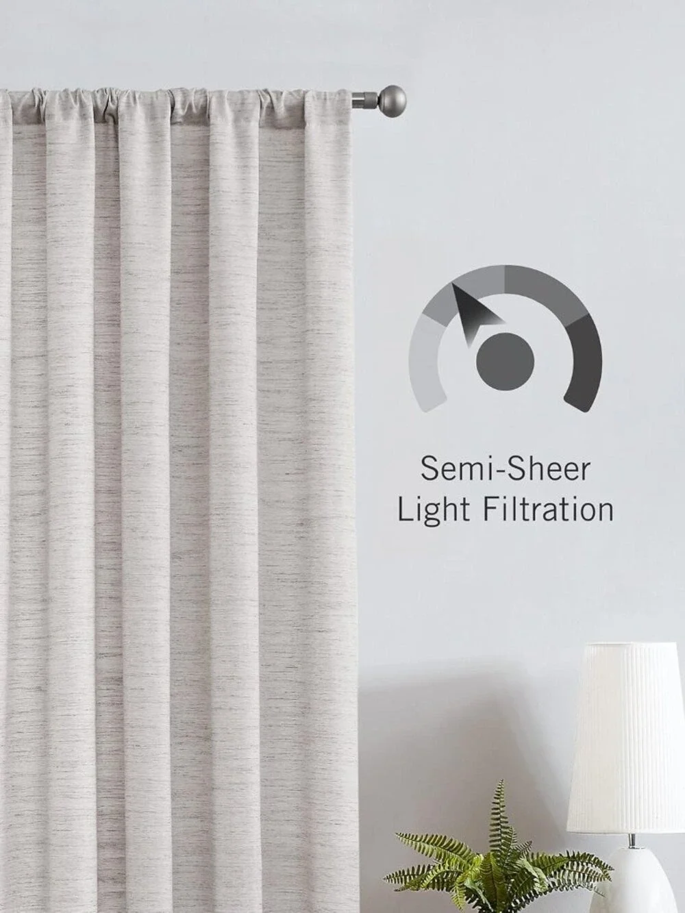 Nautica Caspian Light Filtering Curtains 54x84 Set of 2 Extra Wide Panels NWT